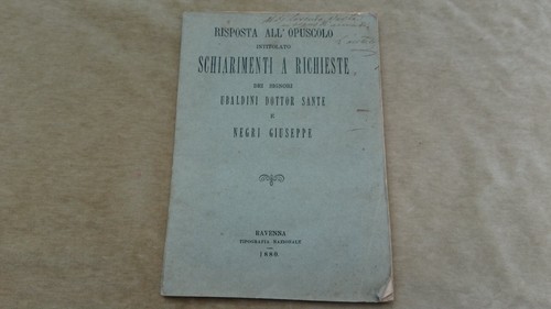 Risposta richieste dei - "risposta, a