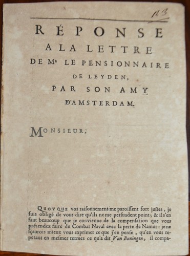 Risposta polemica ediz 1692 - risposta,