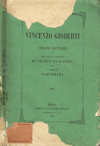 Risposta vincenzo gioberti - risposta,