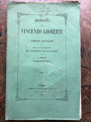 Risposta vincenzo gioberti - di,