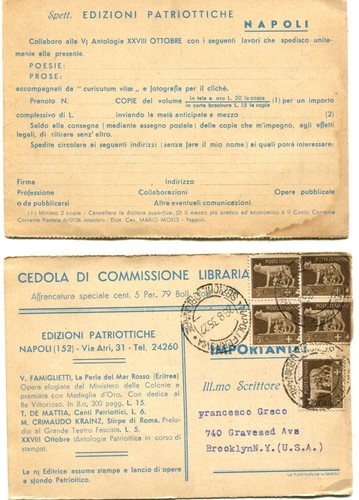 C101 cedola di - -, commissione