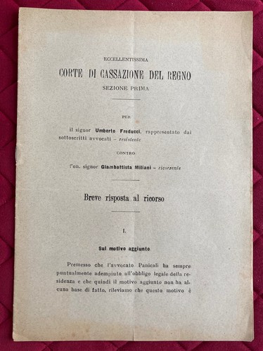 Corte cassazione del regno - corte,